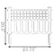 Gardenised Plastic Outdoor Decor Garden Flower Edger Fence, Border, 4 Panels, White QI004112W.4 - alternate 3